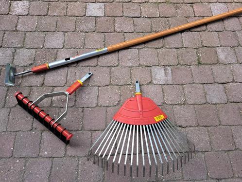 Grashark, verticuteerhark/schoffel WOLF+steel/niet veel gebr, Tuin en Terras, Hand-tuingereedschap, Zo goed als nieuw, Overige soorten