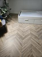 Hongaarse Punt Kliklaminaat 30m2 Incl. Ondervloer, Ophalen, 50 tot 150 cm, Zo goed als nieuw, 10 m² of meer