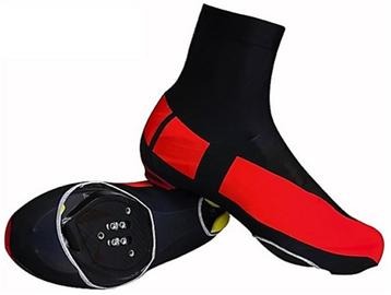 Fietsoverschoenen M 39 40 zwart rood racefiets overschoenen beschikbaar voor biedingen