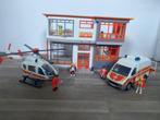 Playmobil ziekenhuis + ambulance + trauma helikopter, Kinderen en Baby's, Speelgoed | Playmobil, Complete set, Gebruikt, Ophalen of Verzenden