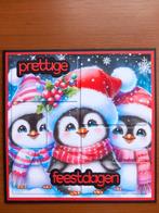 Kerstkaart pinquins prettige feestdagen 81 = 1,75, Ophalen of Verzenden, Zo goed als nieuw, Kerst