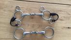 BR Pessoa bit & dubbel gebroken bit flat link 13,5, Dieren en Toebehoren, Ophalen of Verzenden, Zo goed als nieuw