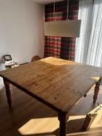 Onbehandeld grenen eettafel groot, Huis en Inrichting, Tafels | Eettafels, Verzenden, Zo goed als nieuw, Rechthoekig, 100 tot 150 cm