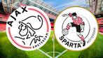 AJAX-sparta, 2x tickets naast elkaar, vak 116(TOPPLEKKEN), Losse kaart, Twee personen, Maart