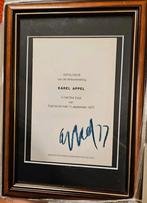 Karel Appel- Catalogus van tentoonstelling gesigneerd, Ophalen of Verzenden