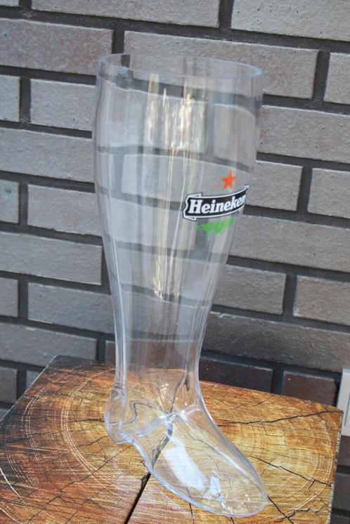 heineken bierlaars grapje laars heineken groot, Verzamelen, Biermerken, Zo goed als nieuw, Overige typen, Heineken, Ophalen of Verzenden