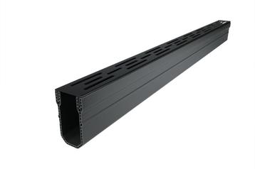 Lijngoot smal zwart 1000 x 55 x 100 mm  beschikbaar voor biedingen