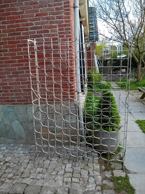 Frans wijnrek, Huis en Inrichting, Woonaccessoires | Wijnrekken, Zo goed als nieuw, 75 cm of meer, Metaal, 25 flessen of meer