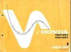 Honda CM125 T Honda CM185 T 1978 parts list, Motoren, Ophalen of Verzenden, Honda