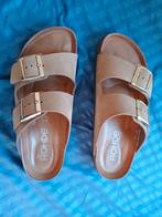 Leren Rohde slippers maat 39, Kleding | Dames, Schoenen, Ophalen of Verzenden, Zo goed als nieuw, Sandalen of Muiltjes