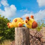 Handgemaakte gehaakte giraffe knuffel, Ophalen of Verzenden, Nieuw, Overige typen