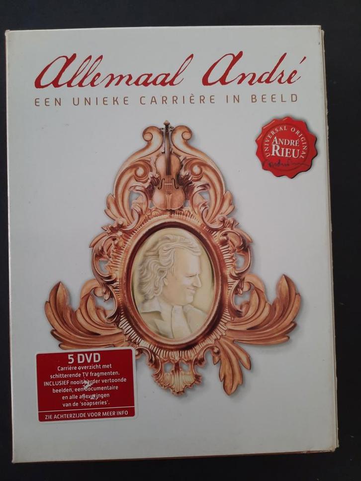 Allemaal André Rieu- 5 DVD Boxset  ( nieuwstaat  ), Cd's en Dvd's, Dvd's | Overige Dvd's, Zo goed als nieuw, Boxset, Alle leeftijden