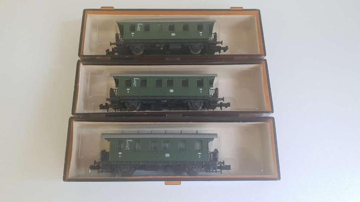 Roco 02200A (x3) - Länderbahnwagen van de DB, Hobby en Vrije tijd, Modeltreinen | N-Spoor, Zo goed als nieuw, Wagon, Gelijkstroom