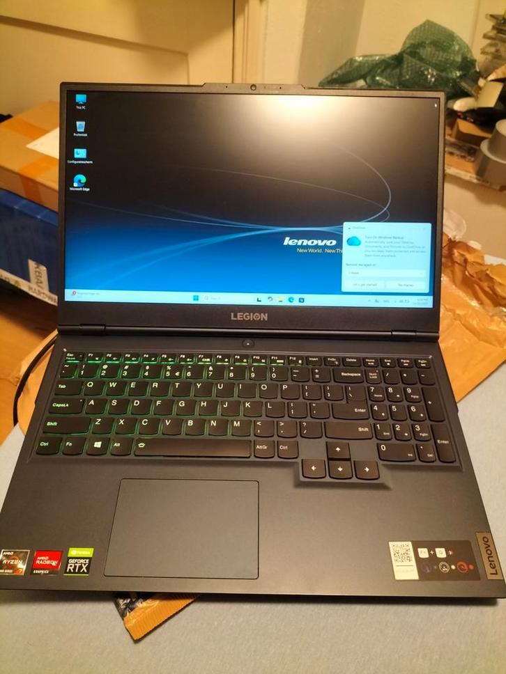 Lenovo Legion 5 RTX 3070 Gaming Laptop, Computers en Software, Windows Laptops, 15 inch, SSD, 4 Ghz of meer, Gaming, Ophalen of Verzenden