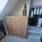 Beuken kastje met lades en deuren, Ophalen, Gebruikt, 100 tot 150 cm, 50 tot 100 cm