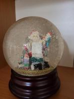 Speeldoos, sneeuwbol kerstman, opwindbaar, Antiek en Kunst, Ophalen