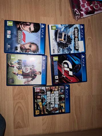 Diverse Playstation 4 spellen beschikbaar voor biedingen
