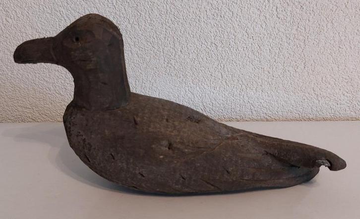 Authentieke Houten Lokeend, Antiek en Kunst, Curiosa en Brocante, Ophalen of Verzenden