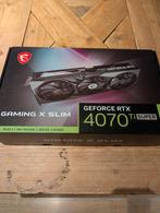 MSI RTX 4070 Ti Super 16 GB Gaming X Slim, Computers en Software, Videokaarten, Ophalen of Verzenden, Zo goed als nieuw, GDDR6