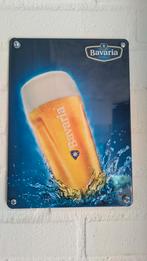 Bavaria Bier Wandbord - 30x20cm, Ophalen of Verzenden, Zo goed als nieuw, Reclamebord, Plaat of Schild, Bavaria