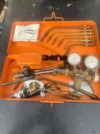 Snijbrander en las set met reduceer meters, Doe-het-zelf en Verbouw, Gereedschap | Lasapparaten, Ophalen of Verzenden, Gebruikt
