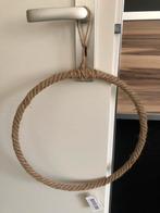 Nieuwe metalen ring/cirkel/krans/wandhanger met jute/touw, Nieuw, Ophalen of Verzenden