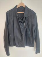 Mooi zwart nepleren biker jasje Pescara maat xl, Kleding | Dames, Ophalen of Verzenden, Zo goed als nieuw, Maat 46/48 (XL) of groter