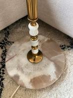 Prachtige Staande lamp messing  met marmer, Ophalen, Zo goed als nieuw, 150 tot 200 cm