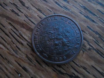 Bronzen 1/2 Cent uit 1936 van koningin Wilhelmina #465 beschikbaar voor biedingen