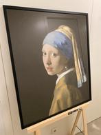 Meisje met de parel. Fotoprint / Acrylglas met zwarte lijst., Huis en Inrichting, Woonaccessoires | Schilderijen, Tekeningen en Foto's