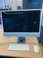Apple iMac 24 inch Blauw, Computers en Software, Apple Desktops, Ophalen, Zo goed als nieuw, IMac