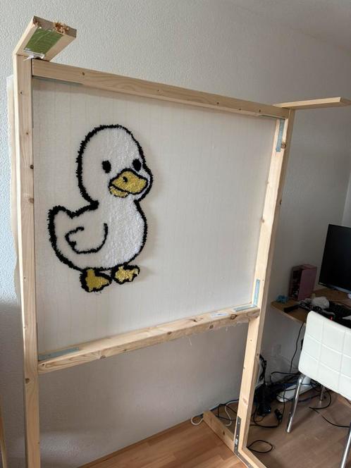 Complete Tufting set alles erop en eraan., Hobby en Vrije tijd, Cursusmateriaal, Zo goed als nieuw, Kunst en Creatief, Ophalen