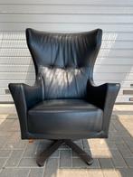 Giorgetti Barry design fauteuil, Ophalen, Gebruikt, 50 tot 75 cm, Leer