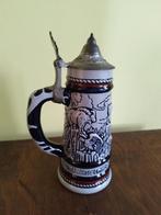 Vintage 1976 Avon bierpul met tinnen deksel, Ophalen of Verzenden