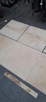 Travertin tegels enkele stuks, Doe-het-zelf en Verbouw, Tegels, Ophalen, Wandtegels, Minder dan 20 cm, Minder dan 5 m²