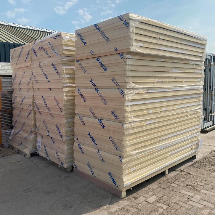 Grote b-keus partij pir isolatie platen restpartij 80mm dik!, Doe-het-zelf en Verbouw, Isolatie en Afdichting, Zo goed als nieuw