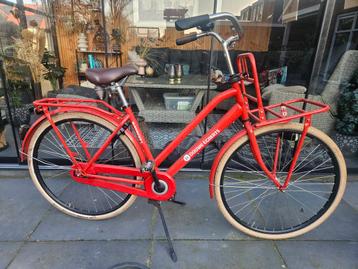 Retro Douwe Egberts Fiets - Rode Blikvanger! beschikbaar voor biedingen