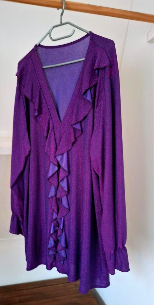 2 leuke Tunieken zgan, Kleding | Dames, Grote Maten, Zo goed als nieuw, Blouse of Tuniek, Zwart, Ophalen of Verzenden