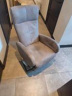 Relaxfauteuil op accu, Huis en Inrichting, Fauteuils, Gebruikt, Minder dan 75 cm, Ophalen of Verzenden, Stof