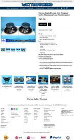 Dayton Audio DSA315-8 12" Designer Aluminum Cone Woofer (2x, Overige merken, ., Ophalen of Verzenden, .