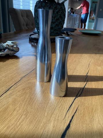 Erika Pekkari Göta aluminium Ikea kandelaars jaren 90 beschikbaar voor biedingen