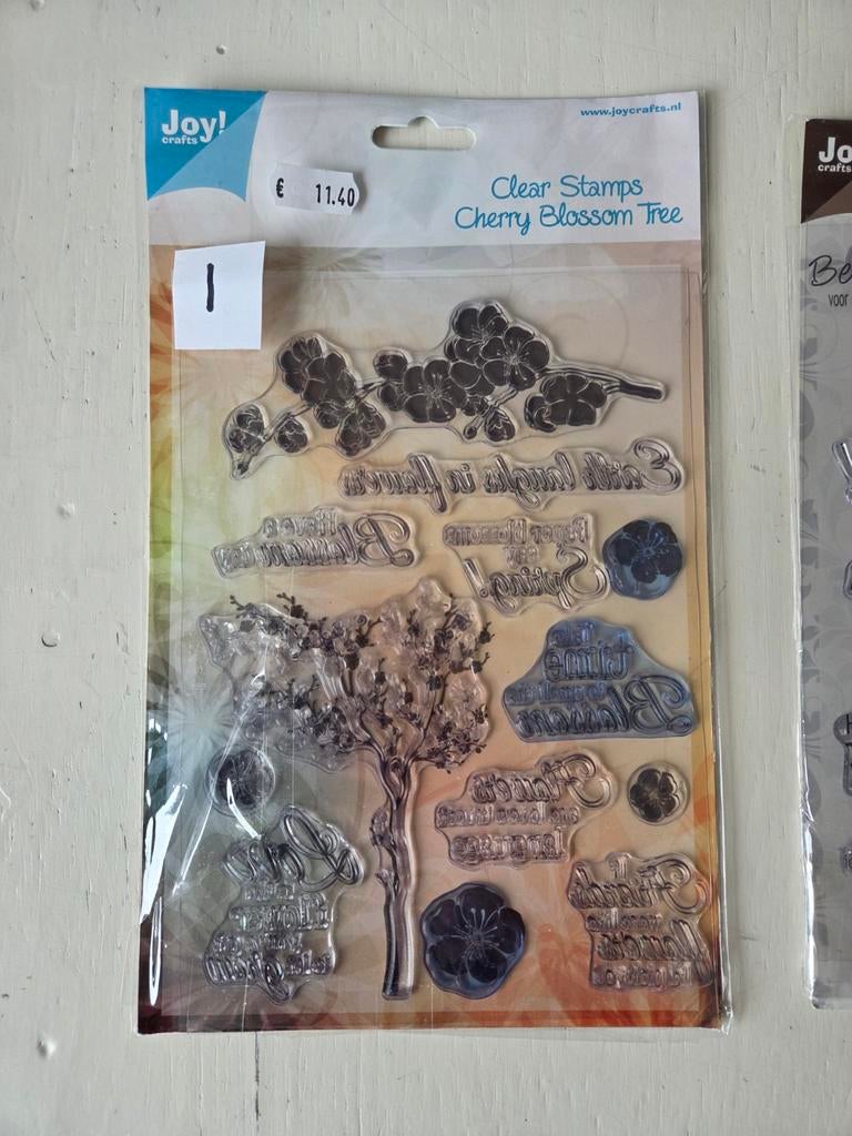 Veel verschillende Clear stamps van Joy! Crafts, Hobby en Vrije tijd, Stempelen, Ophalen of Verzenden, Clearstamp