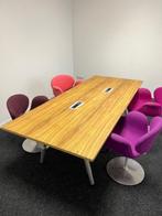 Eettafel, spreekkamertafel, werktafel, Ophalen, Gebruikt, 100 tot 150 cm, 200 cm of meer