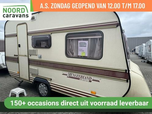 Munsterland LUXES 400 F, KOELKAST, VOORTENT, MEENEEMPRIJS !, Caravans en Kamperen, Caravans, Bedrijf, tot en met 4, 500 - 750 kg