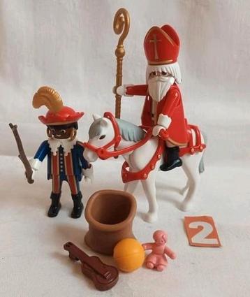 Playmobil set 4893 Sinterklaas met Ozosnel en zwarte Piet  beschikbaar voor biedingen