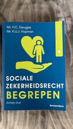 H.C. Geugjes - Socialezekerheidsrecht begrepen, Boeken, Sociale wetenschap, Ophalen of Verzenden, Zo goed als nieuw, H.C. Geugjes; K.U.J. Hopman