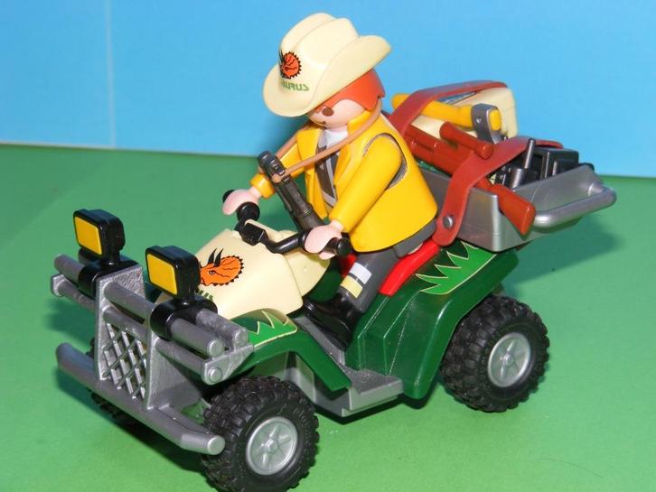 Playmobil dino expeditie quad, Kinderen en Baby's, Speelgoed | Playmobil, Zo goed als nieuw, Complete set, Ophalen of Verzenden
