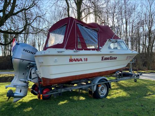 Rana 18 daycruiser | visboot | Honda 80 pk 4-tact EFI (2021), Watersport en Boten, Vis- en Consoleboten, 3 tot 6 meter, Benzine