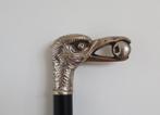 Antieke wandelstok met handvat vogel, Antiek en Kunst, Ophalen of Verzenden