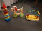 Eichhorn houten stapeltoren duwdier motoriekspiraal, Kinderen en Baby's, Speelgoed | Babyspeelgoed, Ophalen of Verzenden, Zo goed als nieuw